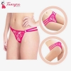 Fancyra Elegant Floral Lace Thong Panty in Pink - Free Size Intimate Comfort