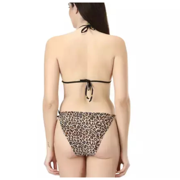 Fancyra New Leopard Print Polycotton Bikini Set Free Size for Women - Image 3