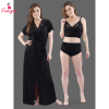 Fancyra Night dress Night Wear Satin Blend Women Nighty with Bra Panty Set