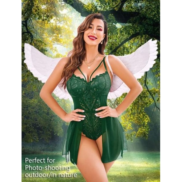 Fancyra Nightdress Babydoll Stylish Lingerie Free Size For Women - Image 4