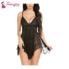 Fancyra Nightwear Baby doll Lingerie for Women for Honeymoon Free Size Black Color