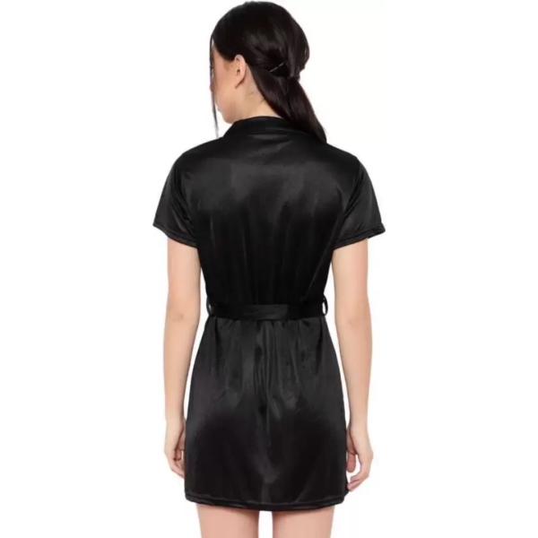 Fancyra Nightwear Nightdress Satin Robe Babydoll Nighty Dress Free Size - Image 2