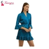 Fancyra Nightwear Robe Set Sleepwear Satin Nighty For Women Free Size