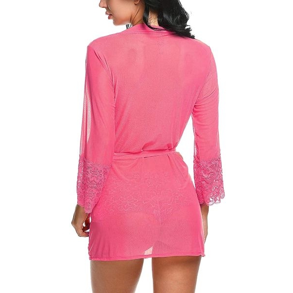 Fancyra Nighty Nightwear Nightdress Sleepwear Robe Free Size - Image 3