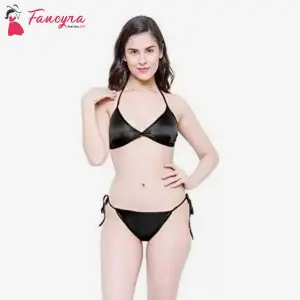 Fancyra Non Padded Lingerie Set For Women Free Size Black Color