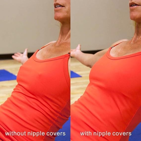 Fancyra Premium Reusable Self-Adhesive Silicone Nipple Covers – Comfortable, Invisible, and Perfect Fit for All with Free Size - Comfy Wear For Blackless Dresses - Image 5