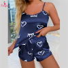 Fancyra Printed Camisole Top & Shorts Sleepwear Pajama Set for Women