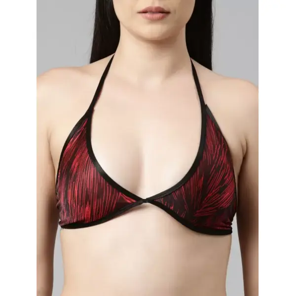 Fancyra Printed Sleepwear Nightwear Nighty with Robe Swimwear Bikini Set For Women Free Size - Image 3