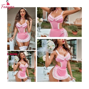 Fancyra Soft Honeymoon Valentine Babydoll Lingerie Nightdress For Women