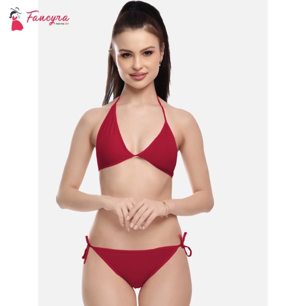 Fancyra Soft Non Padded Bra Panty Lingerie Swimwear Bikini Set Free Size - Image 2