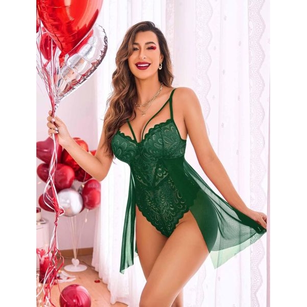 Fancyra Women Babydoll Lingerie Stylish Nightdress Free Size - Image 3