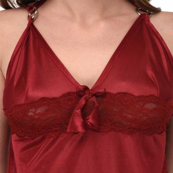 Fancyra Women Babydoll Nightwear Lingerie One Piece Dress - Image 2