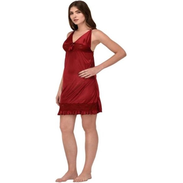 Fancyra Women Babydoll Nightwear Lingerie One Piece Dress For Women - Image 3