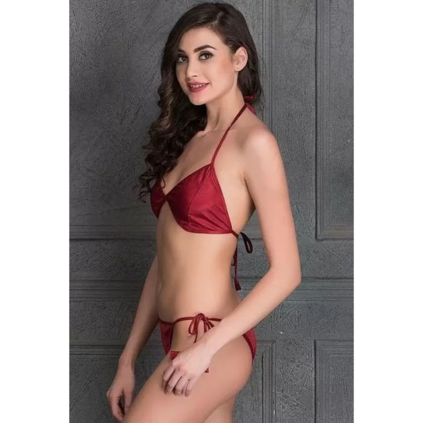Fancyra Women Bikini Set With Thread Free Size - Image 2