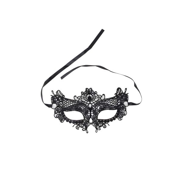Fancyra Women Black Lace Mask Perfect Parties Special Occasions - Image 2