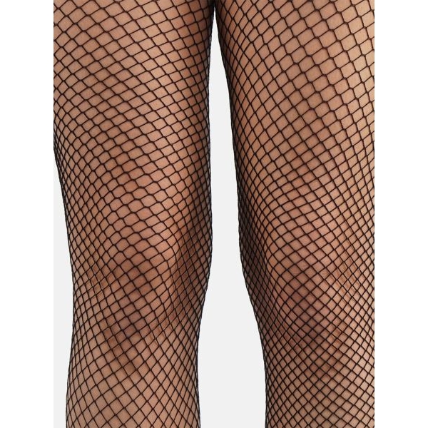 Fancyra Women Black Sheer Fishnet Stockings - Image 2