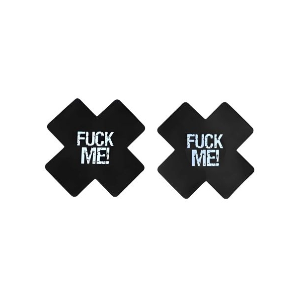 Fancyra Women Black X Shape Nipple cover for Women - Image 2