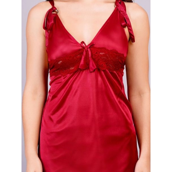 Fancyra Women Elegant Above Knee Babydoll Lingerie Nighty - Image 4