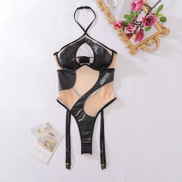 Fancyra Women Elegant Hot One Piece Mesh Bodysuit Lingerie - Image 3