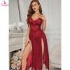 Fancyra Women Elegant Lace Babydoll Nightwear with Matching G-String
