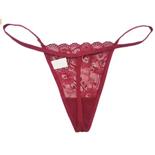 Fancyra Women Elegant Lace Thong Panty - Comfort Fit Intimate Apparel