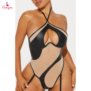 Fancyra Women Elegant One Piece Hot Teddy Bodysuit Lingerie