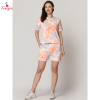 Fancyra Women Elegant Printed Top & Shorts Pajama Set