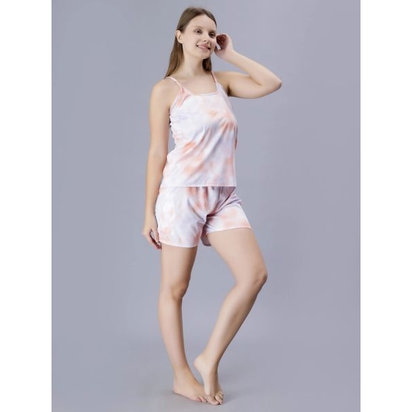 Fancyra Women Elegant Sleeveless Night Suit Pajama Set - Image 2
