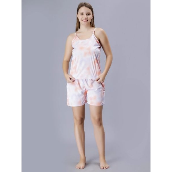 Fancyra Women Elegant Sleeveless Night Suit Pajama Set - Image 3