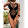 Fancyra Women Fishnet See-Through Bodystocking One Piece Bodysuit Lingerie