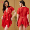 Fancyra Women Floral Lace Front Tie Hot Babydoll Lingerie Nighty