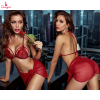 Fancyra Women Floral Lace Non Padded Bra & Panty Sets with Cover up