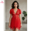 Fancyra Women Floral Lace Soft Net Hot Babydoll Lingerie