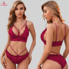 Fancyra Women Floral Non Padded Bra & Panty Lingerie Set