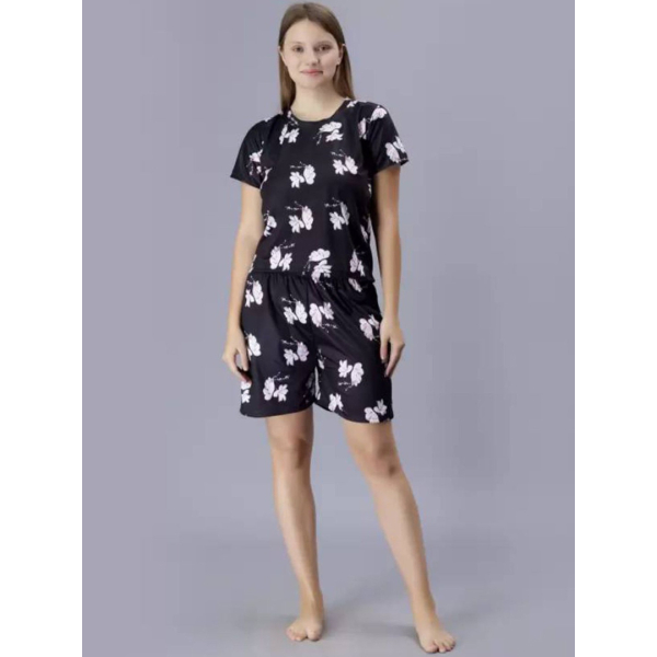 Fancyra Women Floral Printed Night suit Pajama Set - Image 5