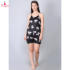 Fancyra Women Floral Printed Shoulder Strap Cami Top and Short Pajama Set