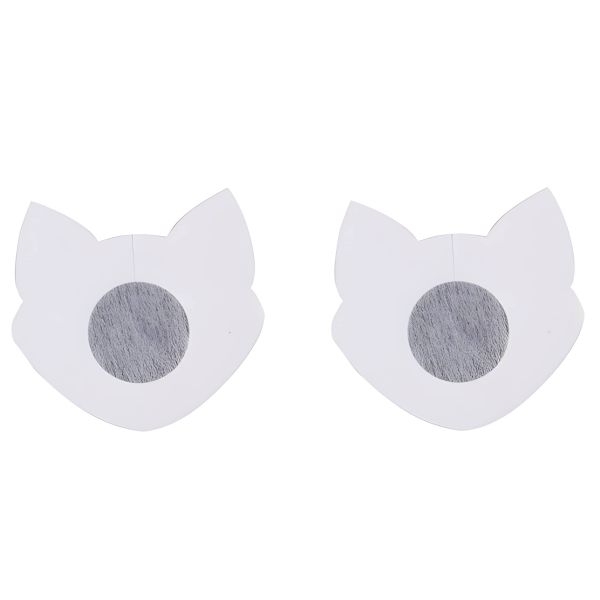 Fancyra Women Glow in the Dark Black Cat Nipple Cover - Image 4
