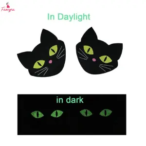 Fancyra Women Glow in the Dark Cat Shape Pasties