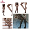 Fancyra Women High Waist Fishnet Textured Stockings For Women