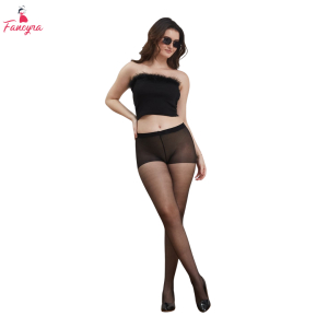 Fancyra Women High Waist Sheer Pantyhose Stockings