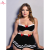Fancyra Women Hot Crop Top & Skirt Lingerie Set Flirty Nighty