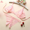 Fancyra Women Hot Floral See Through Open Crotch Lingerie Set