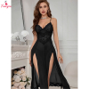 Fancyra Women Hot Long Floral Lace Babydoll Lingerie Nighty