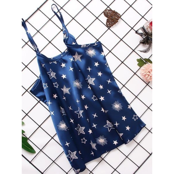 Fancyra Women Hot Printed Camisole Top and Shorts Pajama Set - Image 3