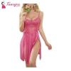 Fancyra Women Lace Lingerie Babydoll Nightdress Strap Chemise Sleepwear Free Size