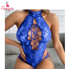 Fancyra Women Lace Lingerie One Piece Babydoll Bodysuit