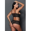 Bra Panty Set Free Size Black Color