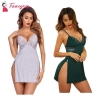 Fancyra Women Lingerie Lace Chemise Cotton Nighty