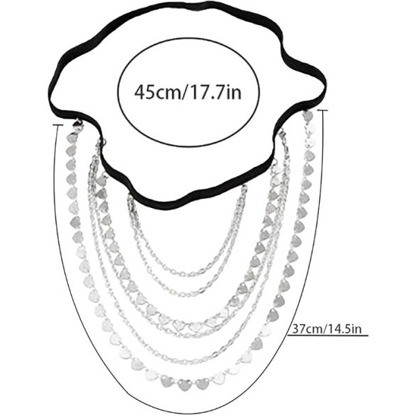 Fancyra Women Multi Layer Thigh Chain Hollow Charm Leg Chain - Image 3