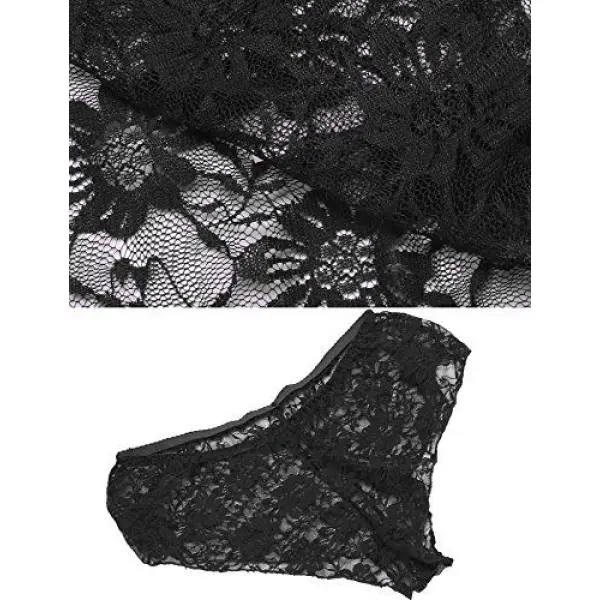 Fancyra Women Net Lace Romantic Hot Design Naughty Night Dress Lingerie Set - Image 3